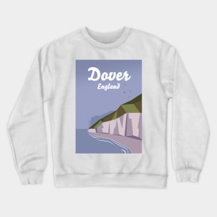 Dover England travel poster. Crewneck Sweatshirt